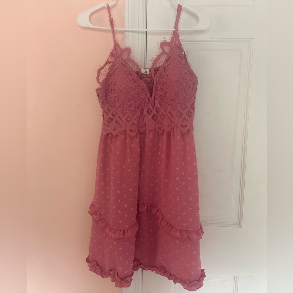 Vine and valley pink sundress